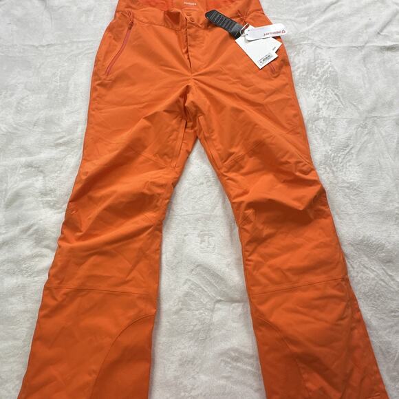 Halfdays Alessandra Ski Snowboard Pants Womens Size Large Orange Flame MSRP $275 - Picture 6 of 16